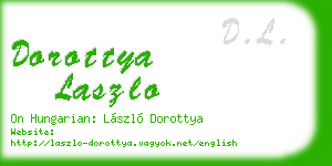 dorottya laszlo business card